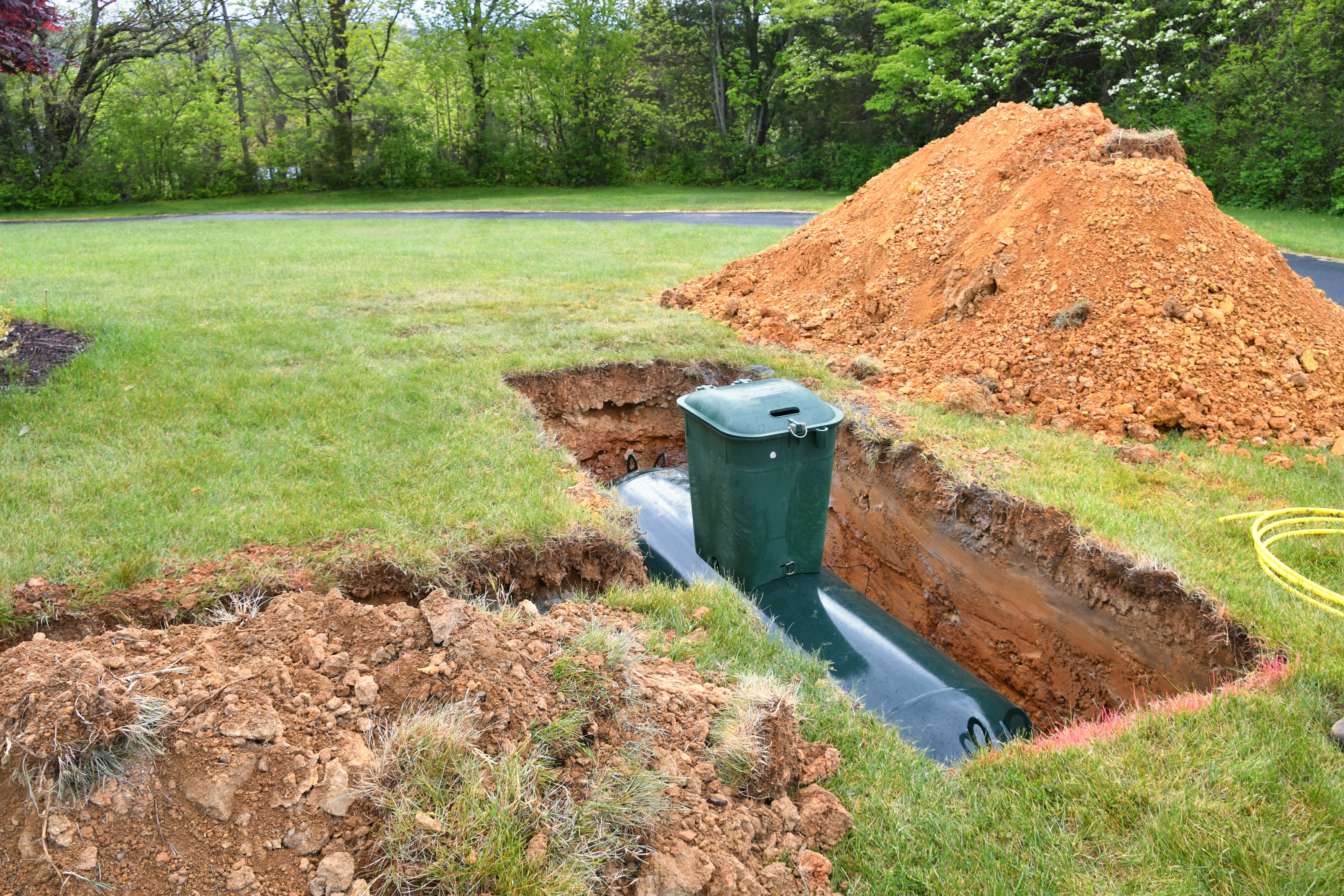 Septic tank installation service in West Texas